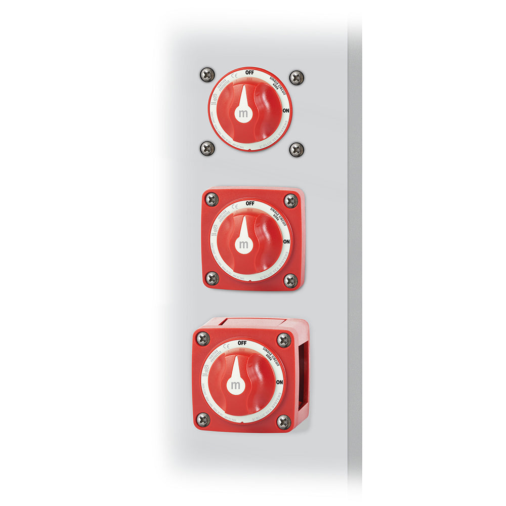 Tri-Water Marine | Blue Sea 6006 m-Series (Mini) Battery Switch Single Circuit ON/OFF Red [6006]