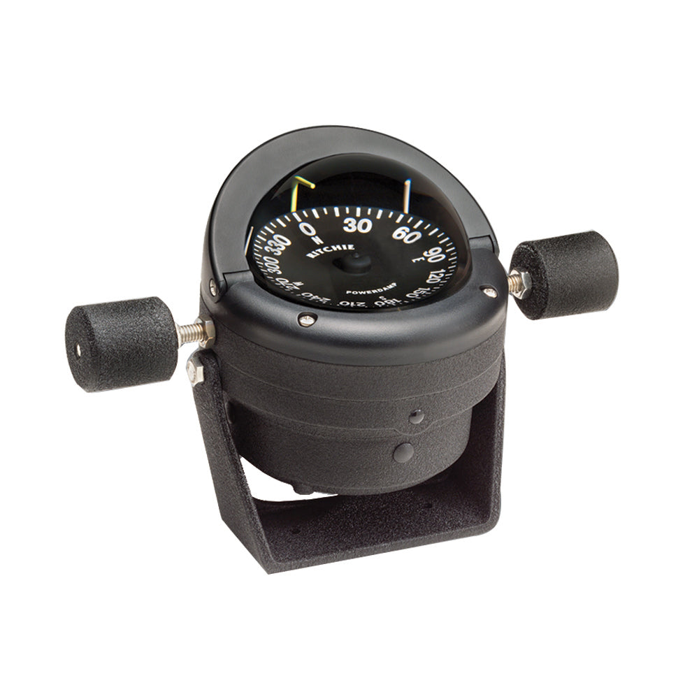 Tri-Water Marine | Ritchie HB-845 Helmsman Steel Boat Compass - Bracket Mount - Black [HB-845]