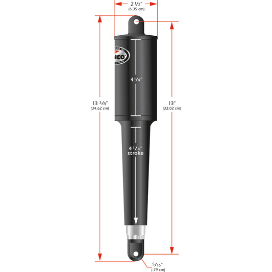 Tri-Water Marine | Lenco 102 Series Standard Actuator - 12V - 4-1/4" Stroke [15059-001]