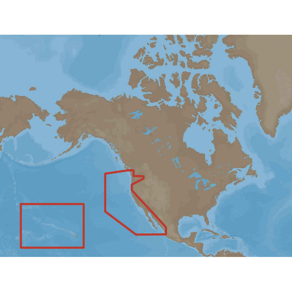 Tri-Water Marine | C-MAP MAX NA-M024 - U.S. West Coast & Hawaii - C-Card [NA-M024C-CARD]