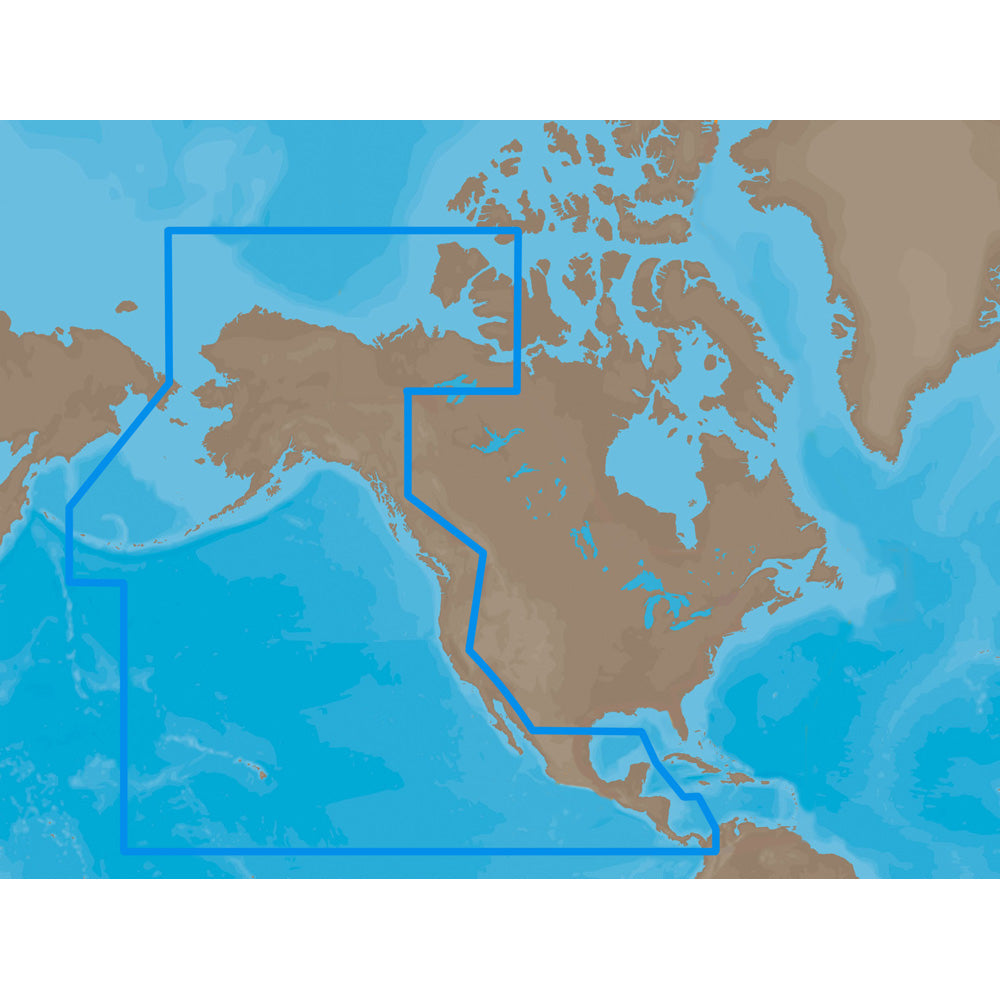 Tri-Water Marine | C-MAP MAX NA-M035 - Pacific Coast & Central - SD Card [NA-M035SDCARD]