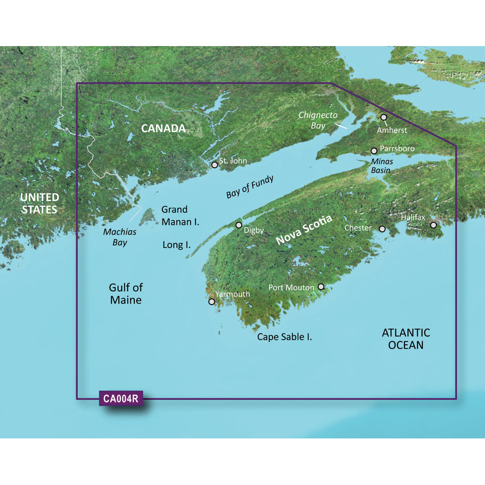 Tri-Water Marine | Garmin BlueChart g3 Vision HD - VCA004R - Bay of Fundy - microSD/SD [010-C0690-00]