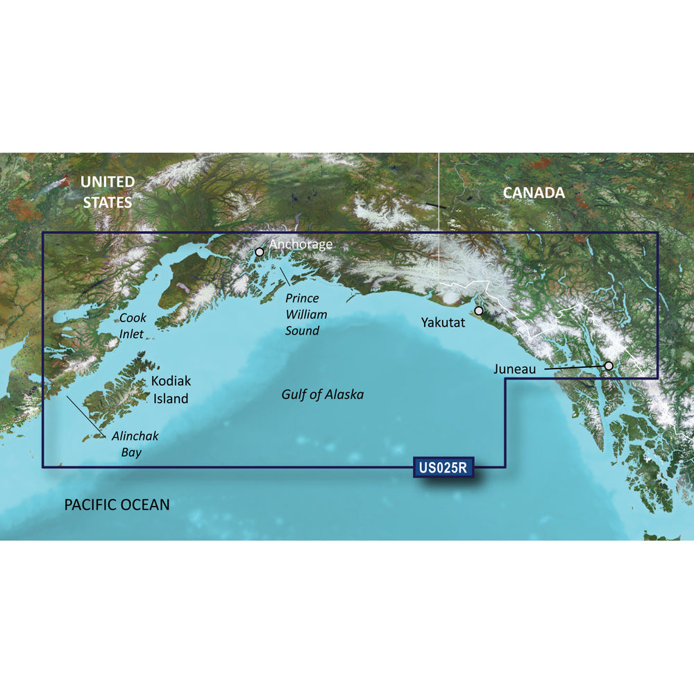 Tri-Water Marine | Garmin BlueChart g3 Vision HD - VUS025R - Anchorage - Juneau - microSD/SD [010-C0726-00]