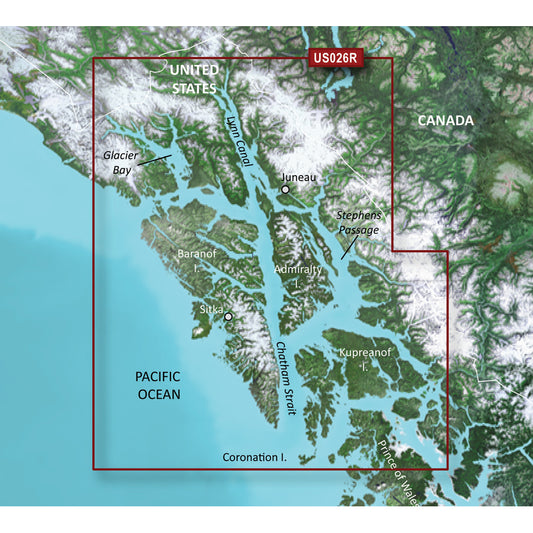 Tri-Water Marine | Garmin BlueChart g3 Vision HD - VUS026R - Wrangell/Juneau/Sitka - microSD/SD [010-C0727-00]