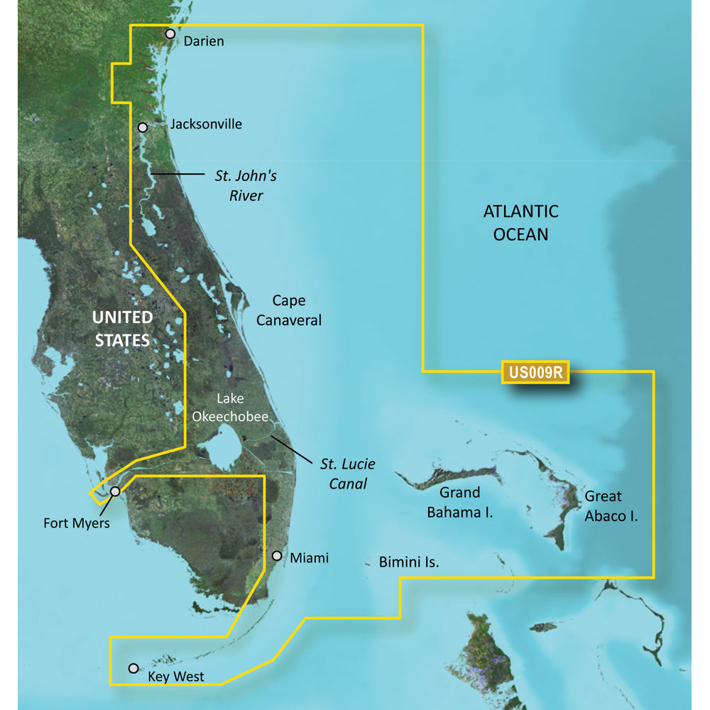 Tri-Water Marine | Garmin BlueChart g3 Vision HD - VUS009R - Jacksonville - Key West - microSD/SD [010-C0710-00]