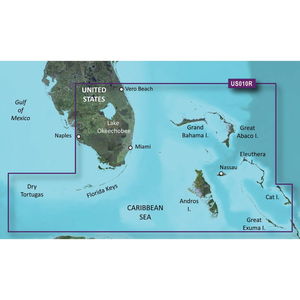 Tri-Water Marine | Garmin BlueChart g3 Vision HD - VUS010R - Southeast Florida - microSD/SD [010-C0711-00]