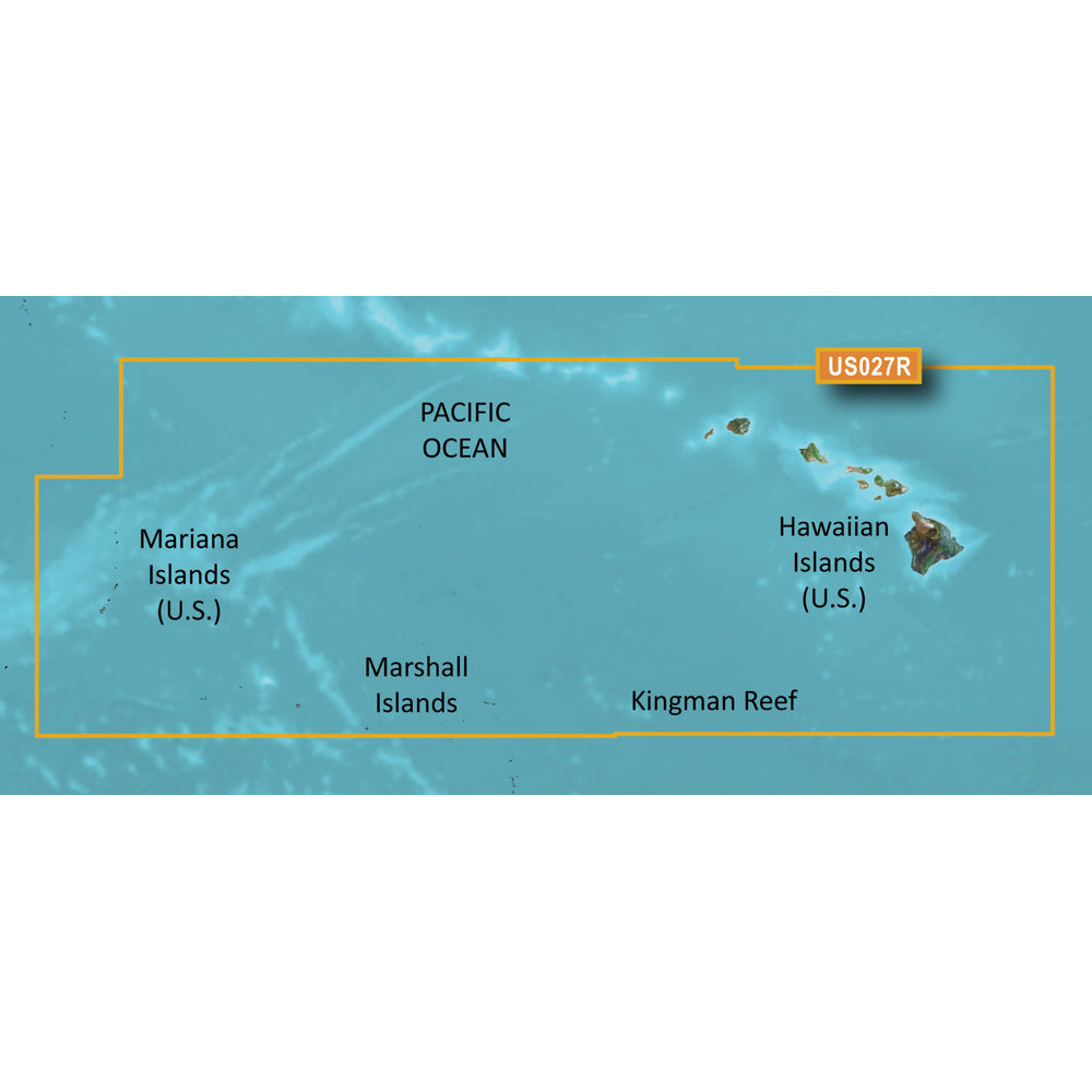 Tri-Water Marine | Garmin BlueChart g3 Vision HD - VUS027R - Hawaiian Islands - Mariana Islands - microSD/SD [010-C0728-00]