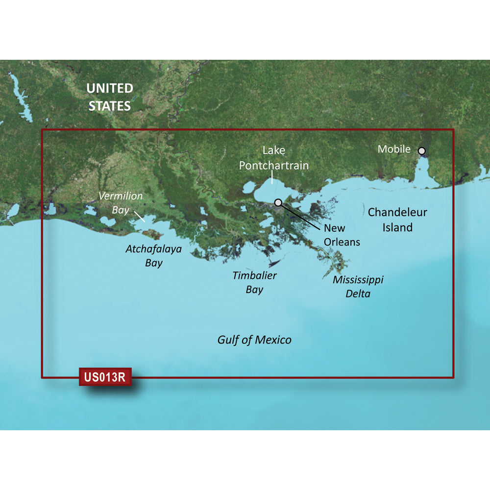 Tri-Water Marine | Garmin BlueChart g3 Vision HD - VUS013R - Mobile - Lake Charles - microSD/SD [010-C0714-00]