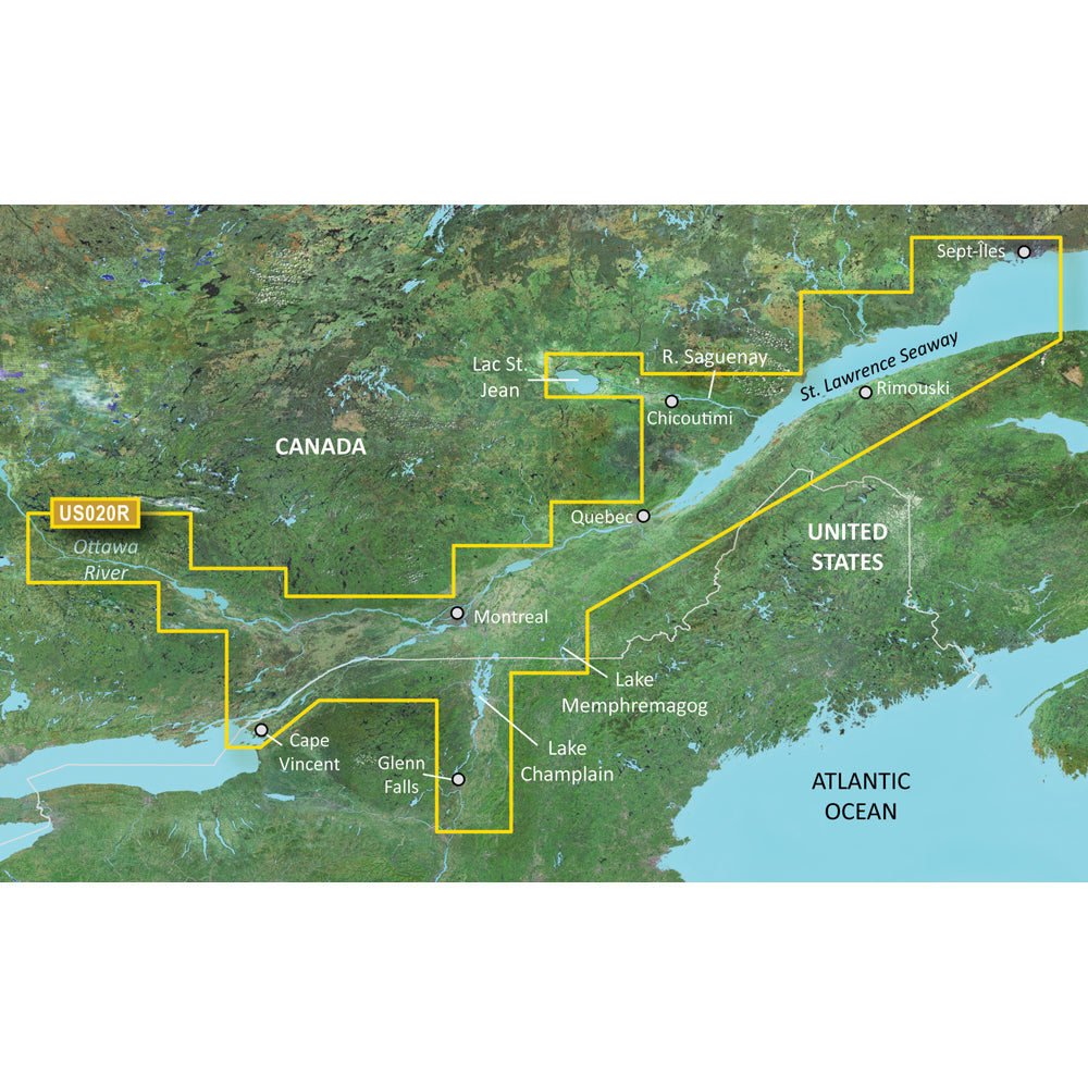 Tri-Water Marine | Garmin BlueChart g3 Vision HD - VUS020R - St. Lawrence Seaway - microSD/SD [010-C0721-00]