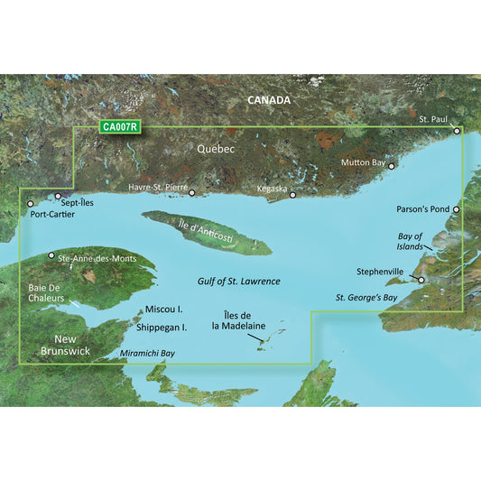 Tri-Water Marine | Garmin BlueChart g3 Vision HD - VCA007R - Les Mechins - St. Georges Bay - microSD/SD [010-C0693-00]