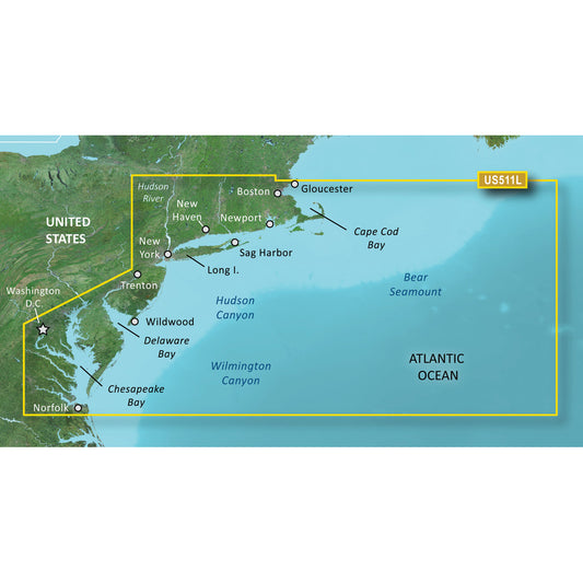 Tri-Water Marine | Garmin BlueChart g3 Vision HD - VUS511L - Boston - Norfolk - microSD/SD [010-C0740-00]