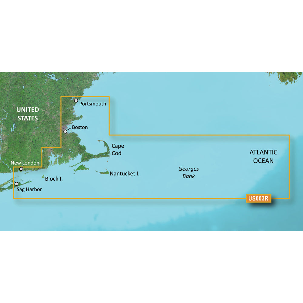 Tri-Water Marine | Garmin BlueChart g3 Vision HD - VUS003R - Cape Cod - microSD/SD [010-C0704-00]