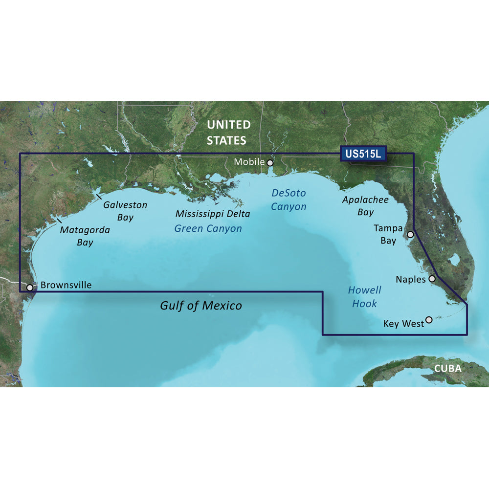 Tri-Water Marine | Garmin BlueChart g3 Vision HD - VUS515L - Brownsville - Key Largo - microSD/SD [010-C0744-00]