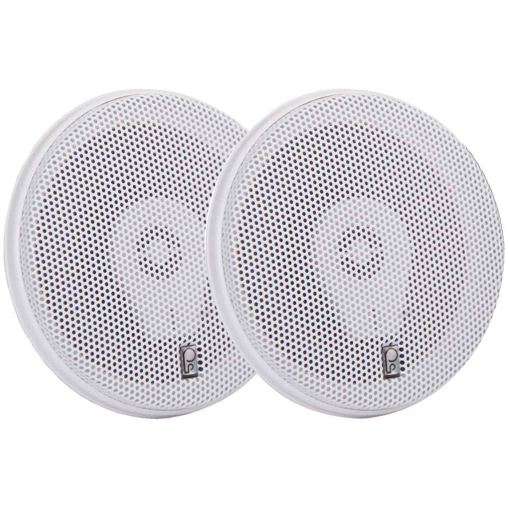 Tri-Water Marine | Poly-Planar MA-8505W 5" 200 Watt Titanium Series Speakers - White [MA8505W]