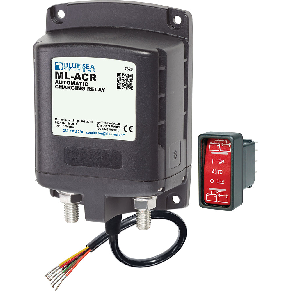 Tri-Water Marine | Blue Sea 7620 ML-Series Automatic Charging Relay (Magnetic Latch) 12VDC [7620]