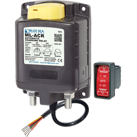 Tri-Water Marine | Blue Sea 7623 ML-Series Heavy Duty Automatic Charging Relay - 24V [7623]