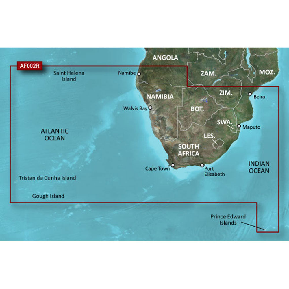 Tri-Water Marine | Garmin BlueChart g3 HD - HXAF002R - South Africa - microSD/SD [010-C0748-20]