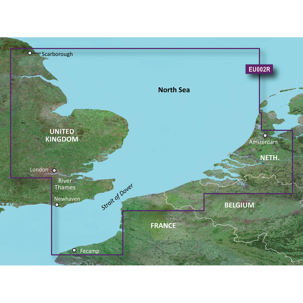 Tri-Water Marine | Garmin BlueChart g3 HD - HXEU002R - Dover to Amsterdam England Southeast - microSD/SD [010-C0761-20]