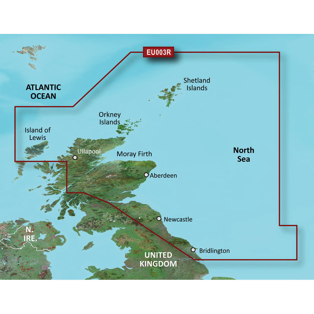 Tri-Water Marine | Garmin BlueChart g3 HD - HXEU003R - Great Britain Northeast Coast - microSD/SD [010-C0762-20]