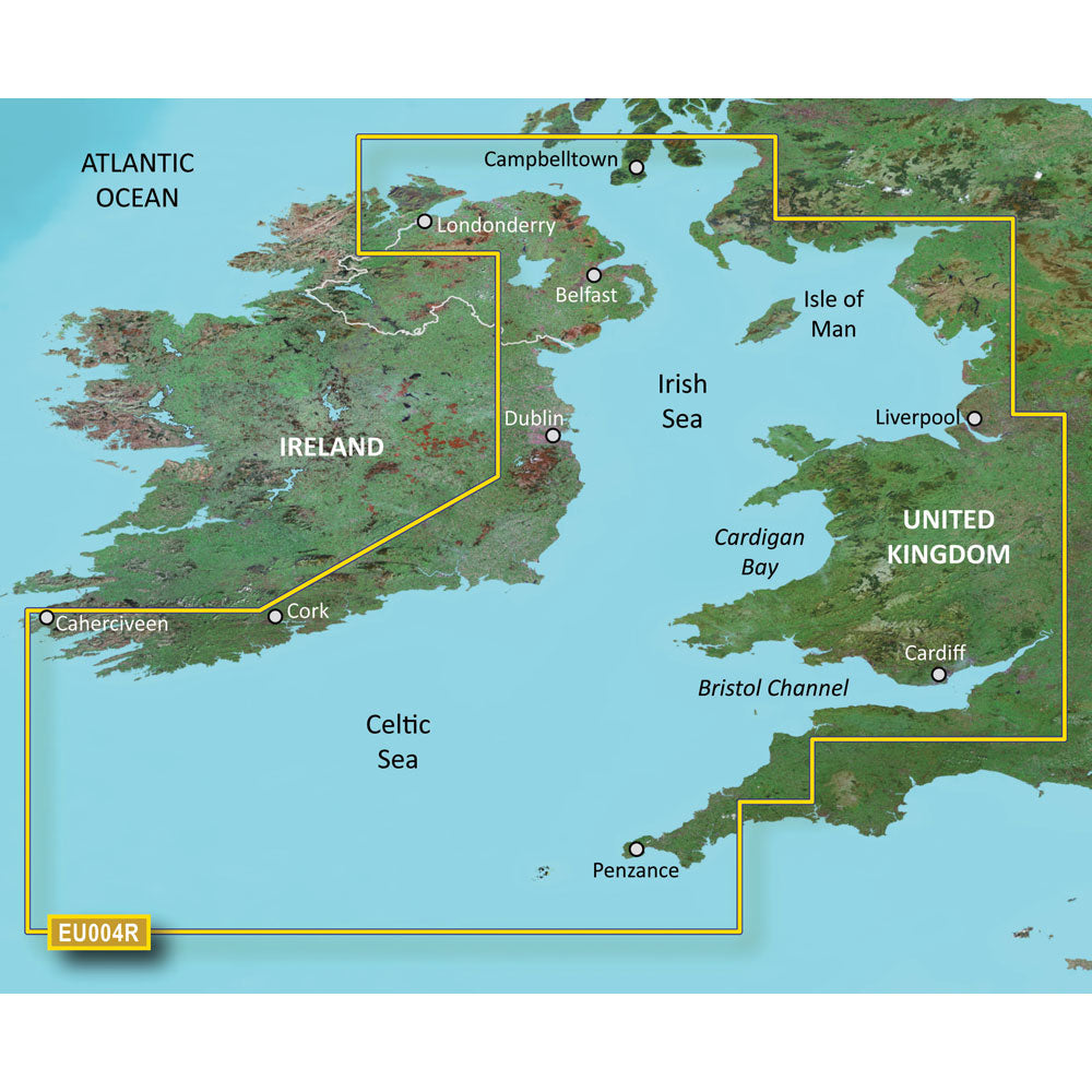 Tri-Water Marine | Garmin BlueChart g3 HD - HXEU004R - Irish Sea - microSD/SD [010-C0763-20]