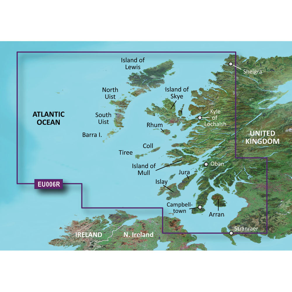 Tri-Water Marine | Garmin BlueChart g3 HD - HXEU006R - Scotland West Coast - microSD/SD [010-C0765-20]