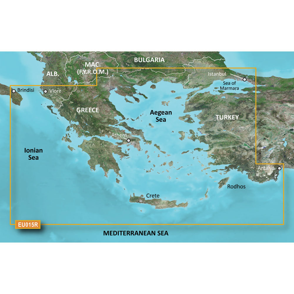 Tri-Water Marine | Garmin BlueChart g3 HD - HXEU015R Aegean Sea Sea of Marmara - microSD/SD [010-C0773-20]