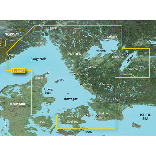 Tri-Water Marine | Garmin BlueChart g3 HD - HXEU042R - Oslo to Trelleborg - microSD/SD [010-C0779-20]