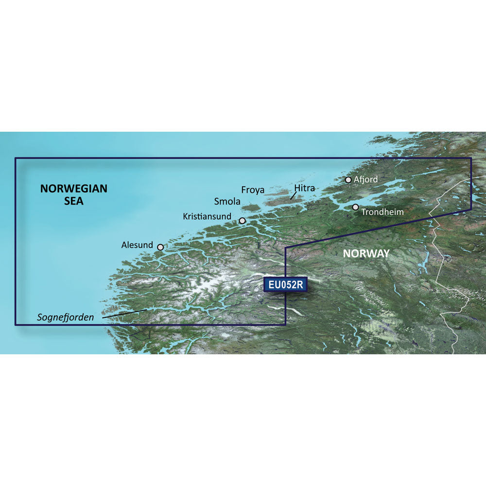 Tri-Water Marine | Garmin BlueChart g3 HD - HXEU052R - Sognefjorden - Svefjorden - microSD/SD [010-C0788-20]