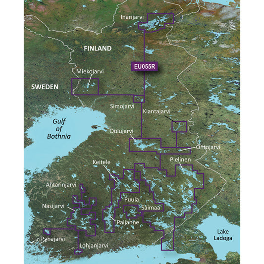 Tri-Water Marine | Garmin BlueChart g3 HD - HXEU055R - Finnish Lakes - microSD/SD [010-C0791-20]