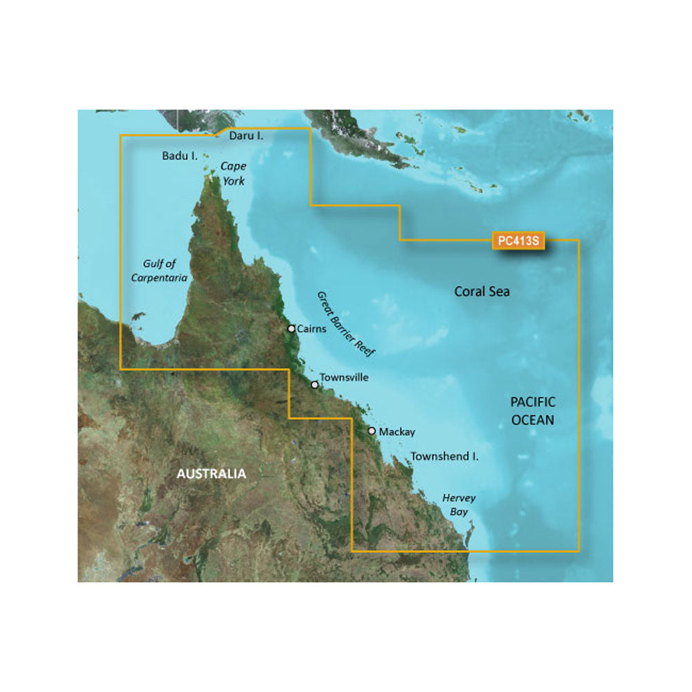 Tri-Water Marine | Garmin BlueChart g3 HD - HXPC413S - Mornington Island - Hervey Bay - microSD/SD [010-C0871-20]