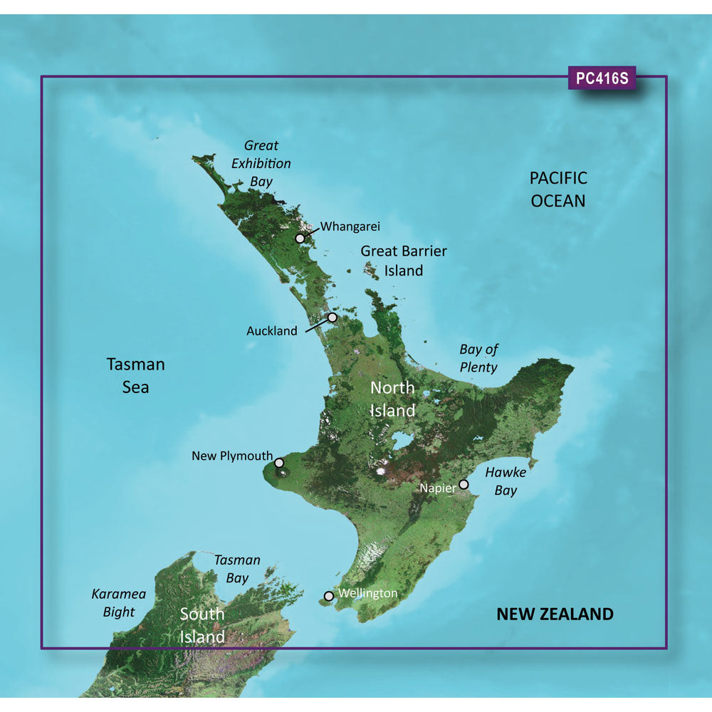 Tri-Water Marine | Garmin BlueChart g3 HD - HXPC416S - New Zealand North - microSD/SD [010-C0874-20]