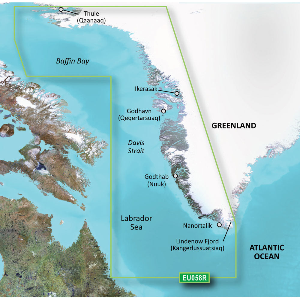 Tri-Water Marine | Garmin BlueChart g3 HD - HEU064R - Greenland - microSD/SD [010-C1001-20]