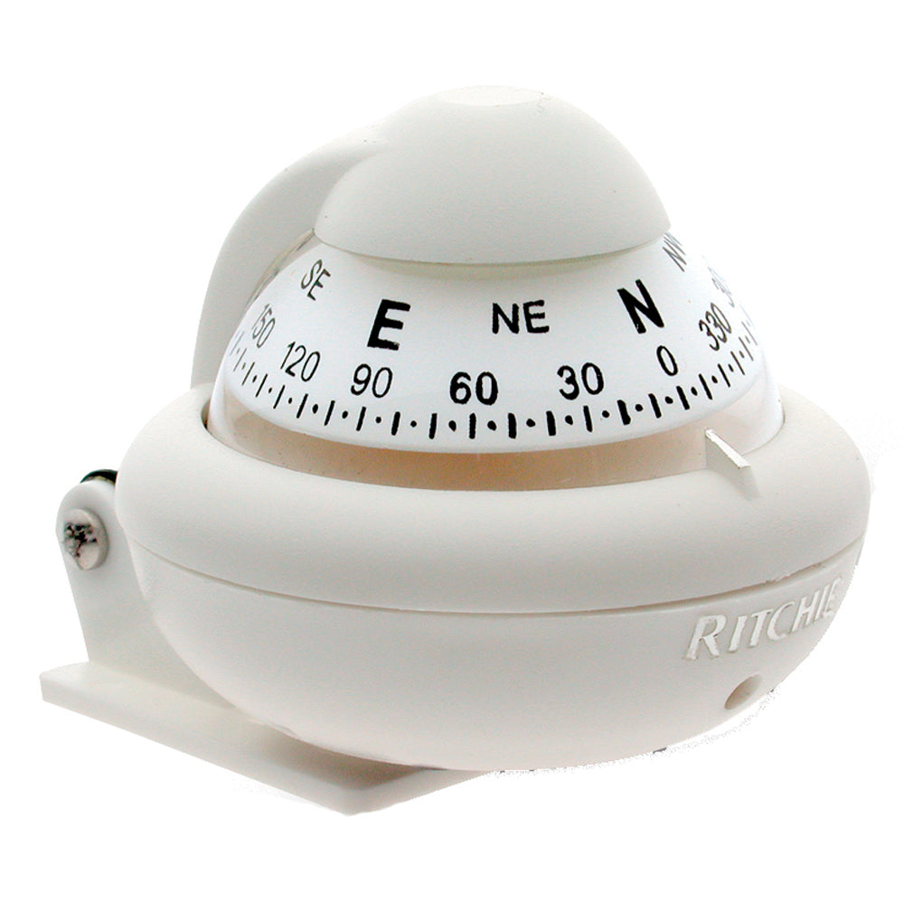 Tri-Water Marine | Ritchie X-10W-M RitchieSport Compass - Bracket Mount - White [X-10W-M]