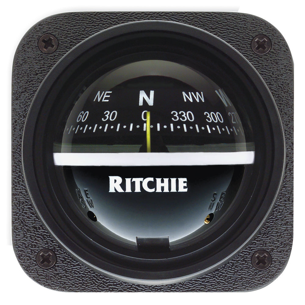 Tri-Water Marine | Ritchie V-537 Explorer Compass - Bulkhead Mount - Black Dial [V-537]