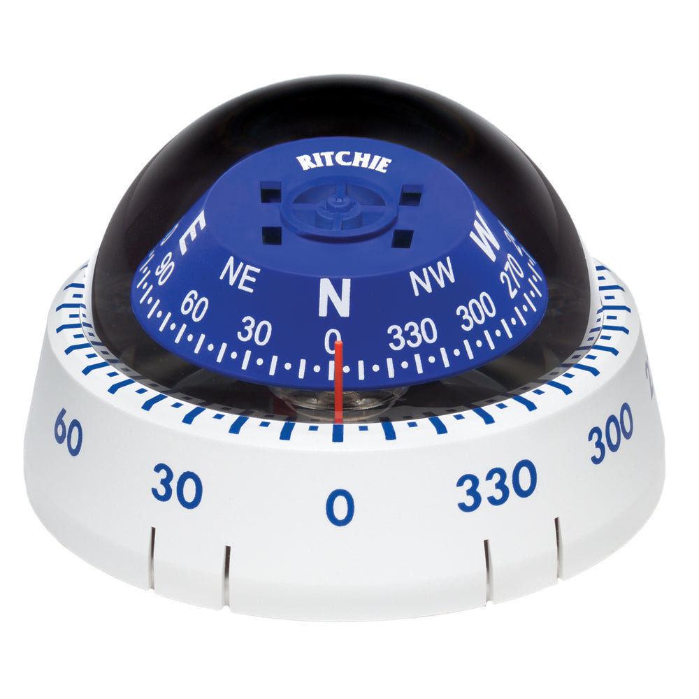 Tri-Water Marine | Ritchie XP-99W Kayaker Compass - Surface Mount - White [XP-99W]