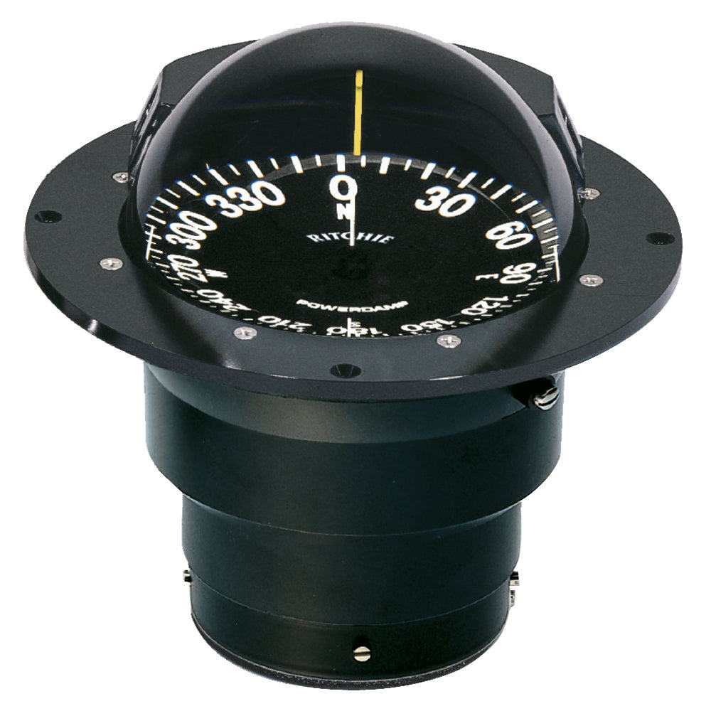 Tri-Water Marine | Ritchie FB-500 Globemaster Compass - Flush Mount - Black - 12V - 5 Degree Card [FB-500]