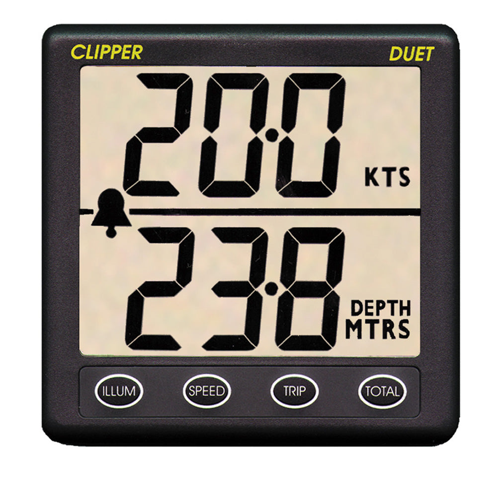 Tri-Water Marine | Clipper Duet Instrument Depth Speed Log w/Transducer [CL-DS]