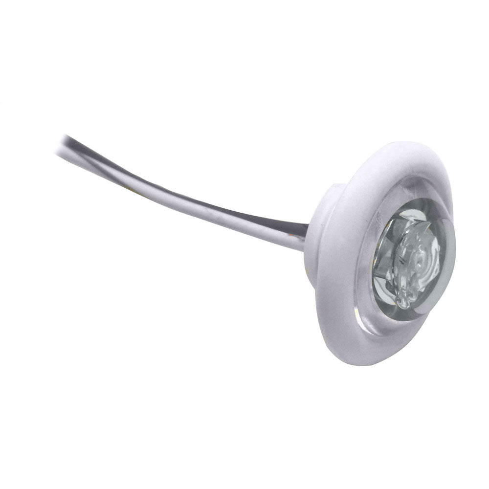 Tri-Water Marine | Innovative Lighting LED Bulkhead/Livewell Light "The Shortie" White LED w/ White Grommet [011-5540-7]