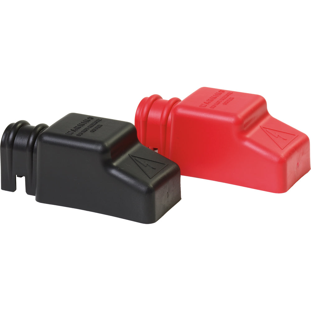 Tri-Water Marine | Blue Sea 4018 Square CableCap Insulators Pair Red/Black [4018]