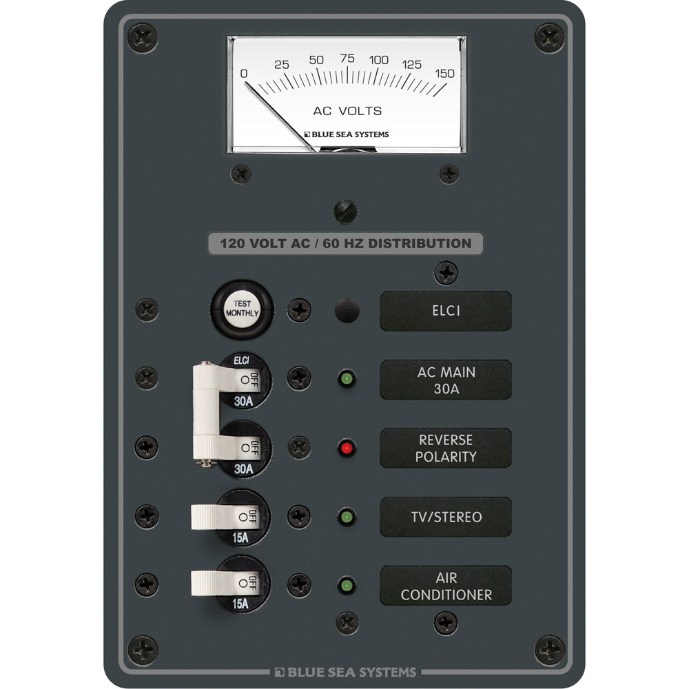 Tri-Water Marine | Blue Sea 8102 ELCI GFCI Panel AC 2 Position [8102]