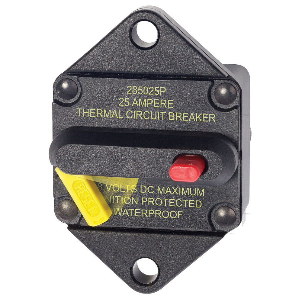 Tri-Water Marine | Blue Sea 7080 25 Amp Circuit Breaker Panel Mount 285 Series [7080]