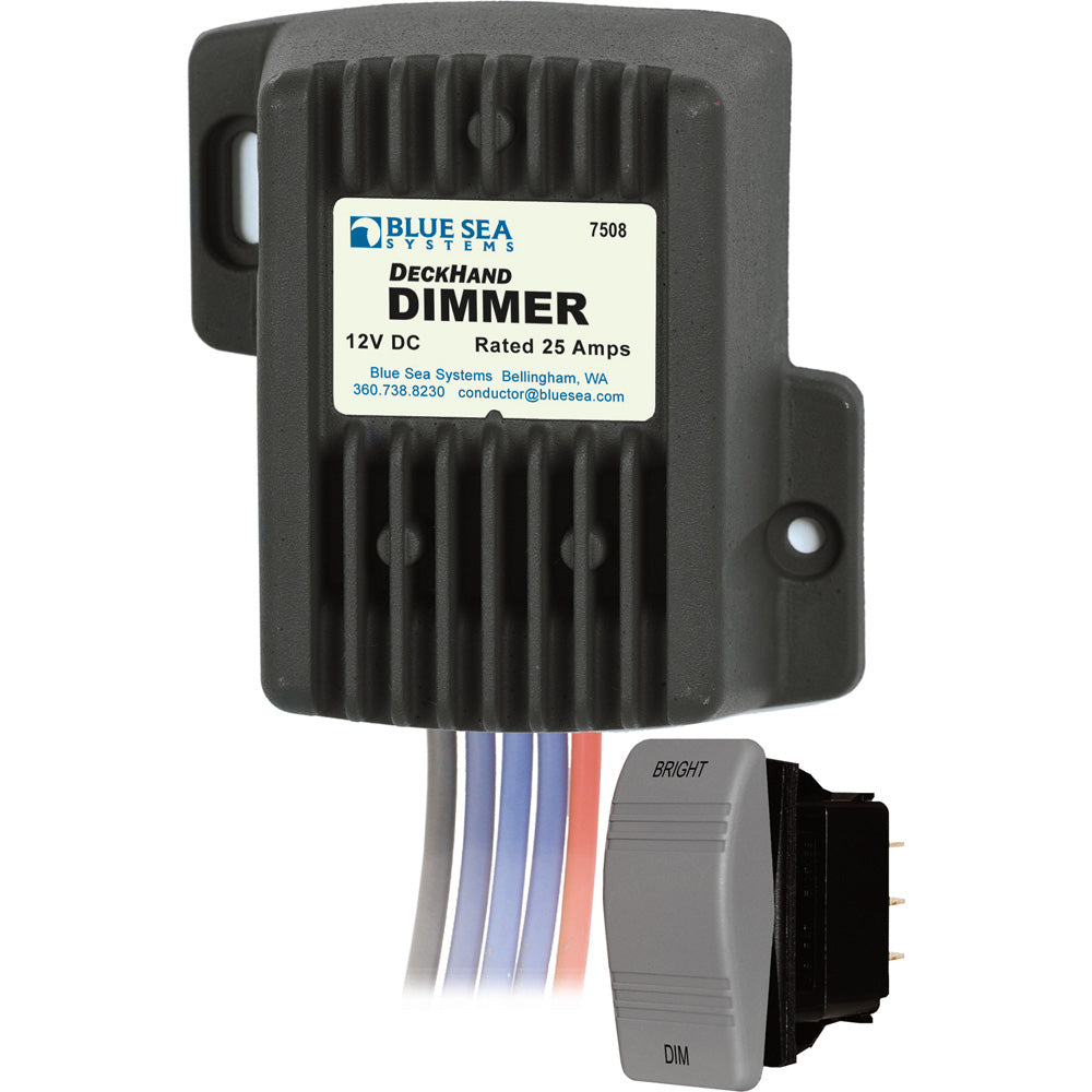 Tri-Water Marine | Blue Sea 7508 DeckHand Dimmer - 25 Amp/12V [7508]