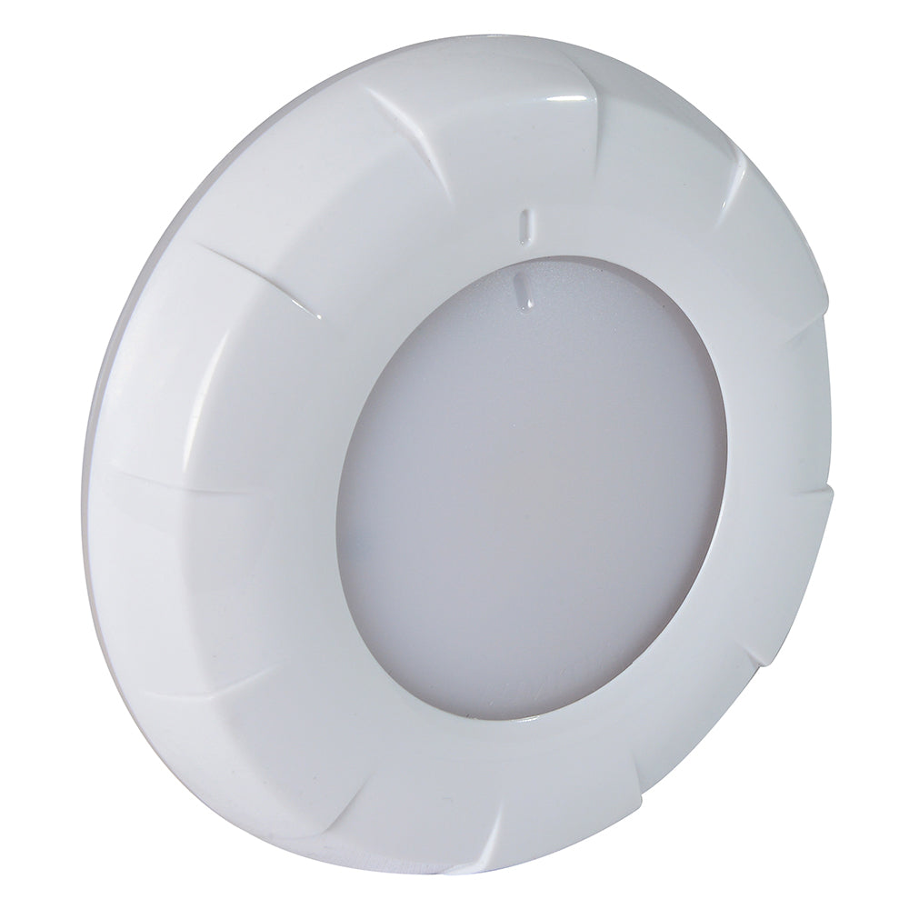 Tri-Water Marine | Lumitec Aurora LED Dome Light - White Finish - White/Blue Dimming [101075]