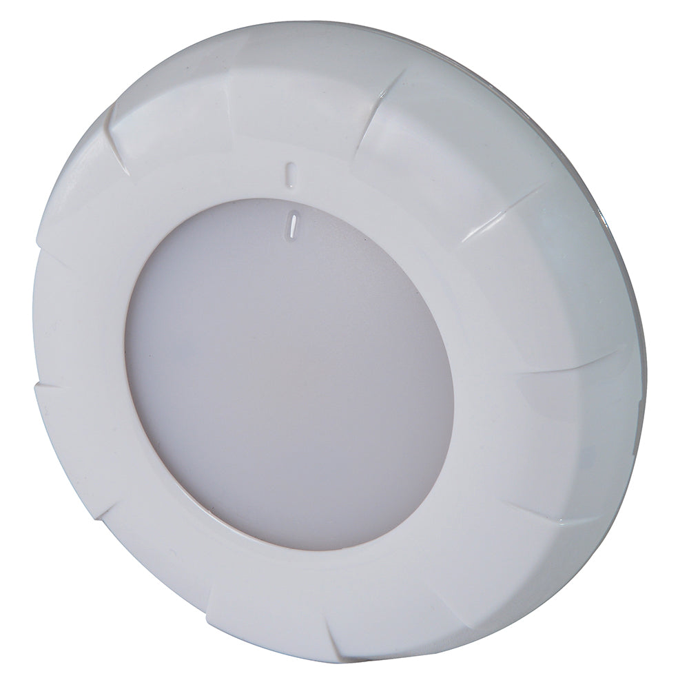 Tri-Water Marine | Lumitec Aurora LED Dome Light - White Finish - White/Blue Dimming [101075]