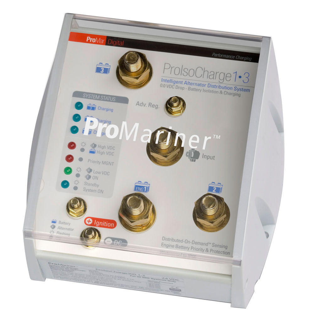 Tri-Water Marine | ProMariner ProIsoCharge Battery Isolator 120Amp 1-Alt 3-Bat - 12V [23124]