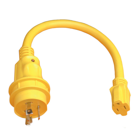 Tri-Water Marine | Marinco Pigtail Adapter - 15A Female to 30A Male [105SPP]