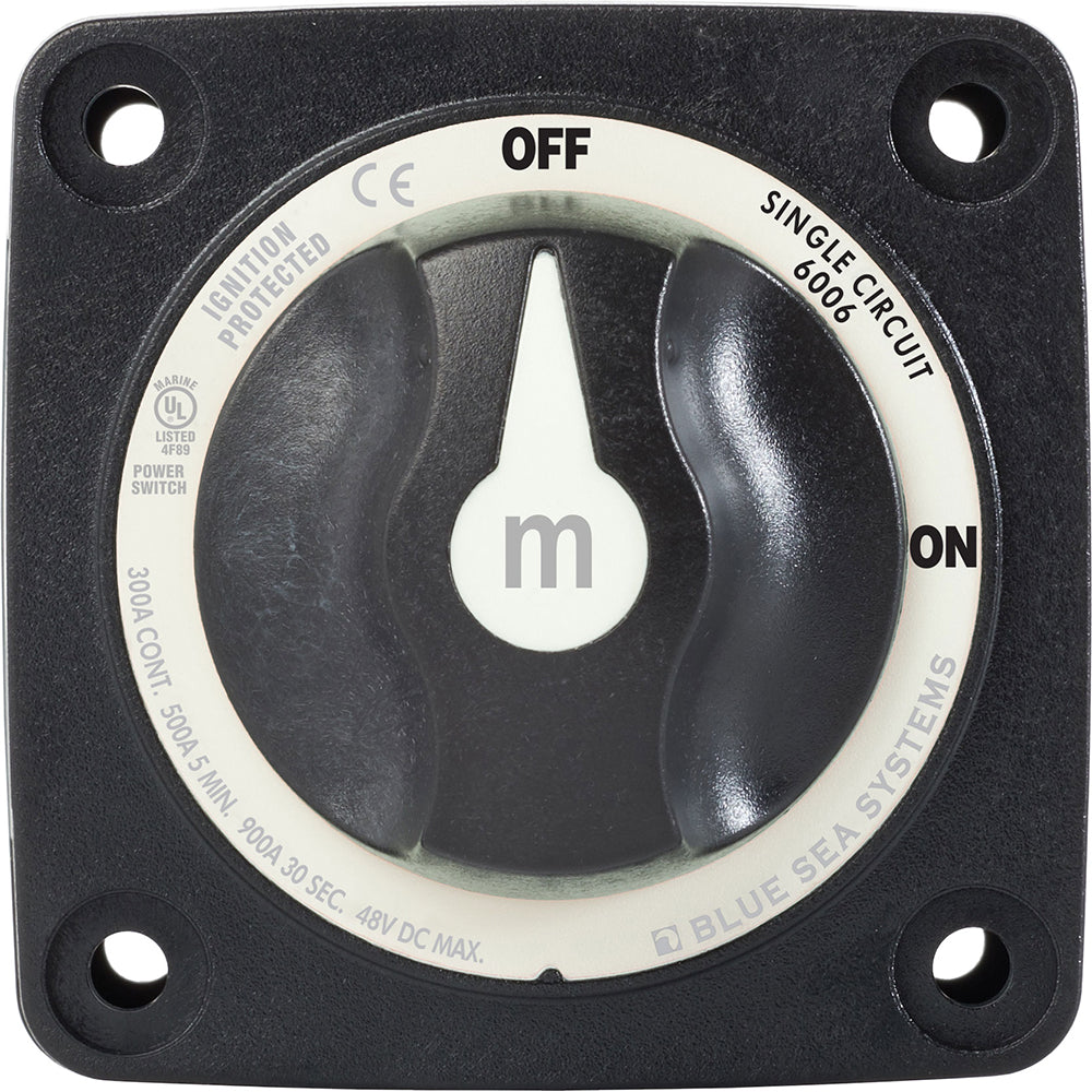 Tri-Water Marine | Blue Sea 6006200 Battery Switch Mini ON/OFF - Black [6006200]