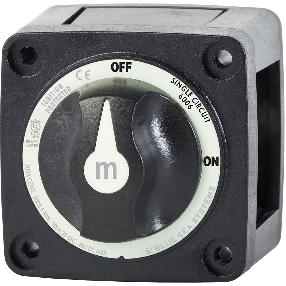 Tri-Water Marine | Blue Sea 6006200 Battery Switch Mini ON/OFF - Black [6006200]