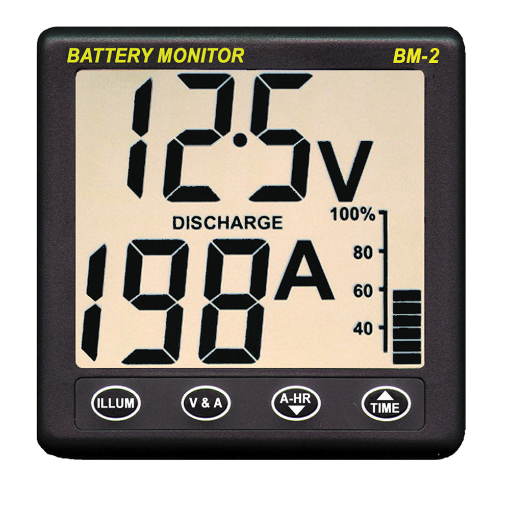 Tri-Water Marine | Clipper BM-2 Battery Monitor w/Shunt - 200Amp [BM-2]