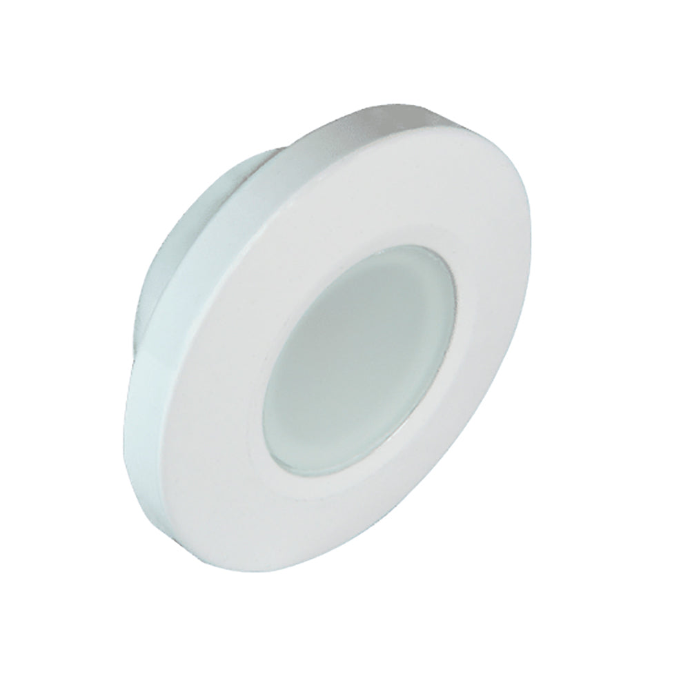 Tri-Water Marine | Lumitec Orbit - Flush Mount Down Light - White Finish - 4-Color Blue/Red/Purple/White Non Dimming [112520]